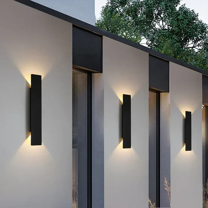 Vejrbestandig LED Udendørs Væglampe i Aluminium med IP65 Beskyttelse-2