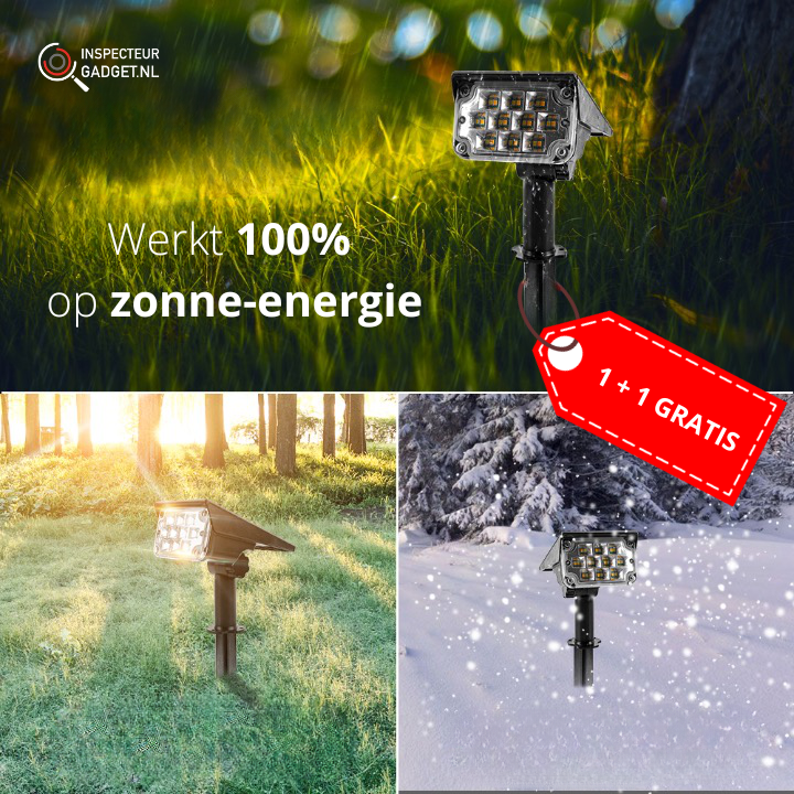 Trådløse LED Solhave Spots til Udendørs Belysning med Solenergi-1