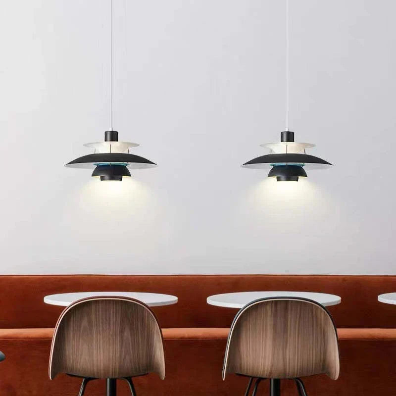 MorandiGlow Modern LED Pendel Lampe med Skærm