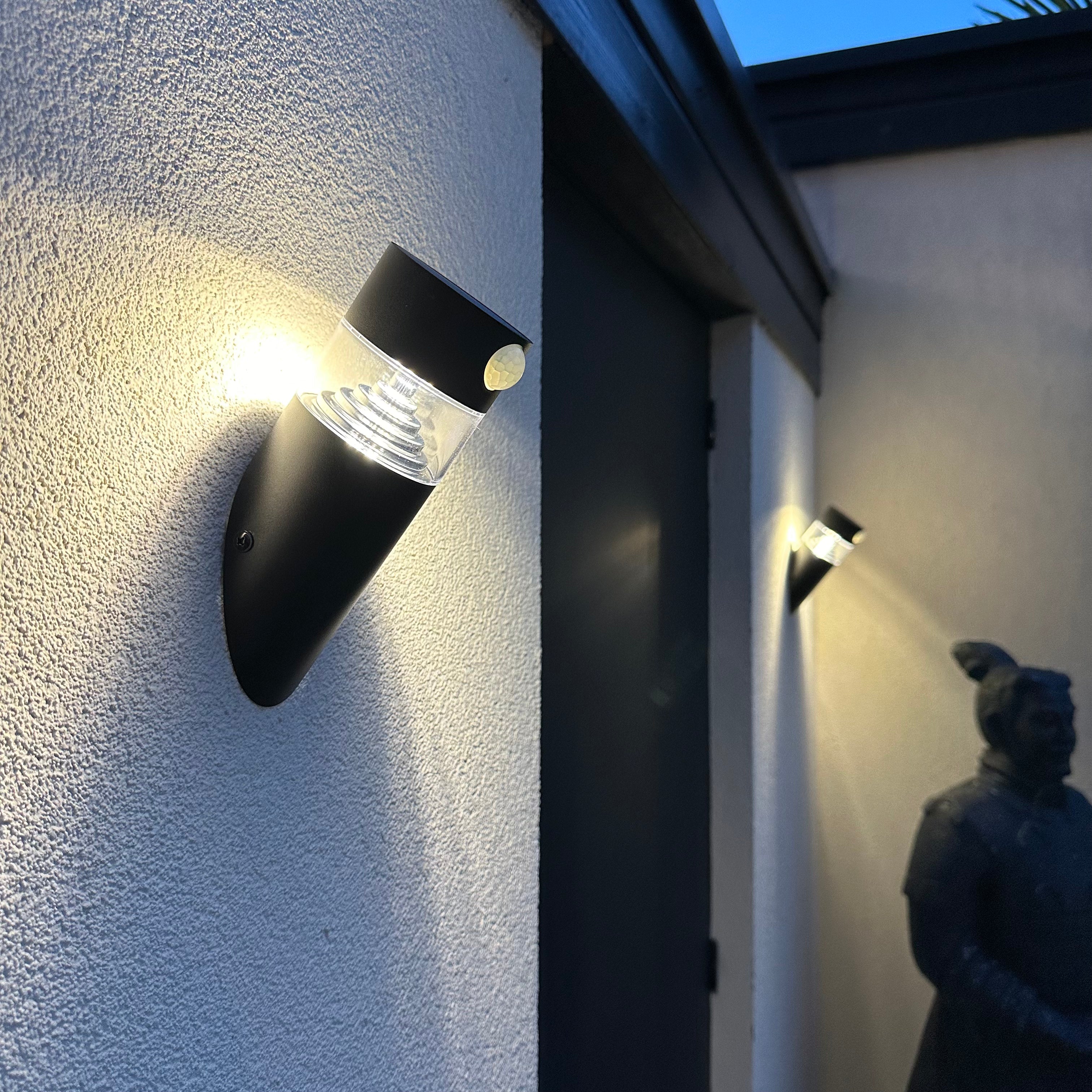 Solcelled Udendørs Væglampe med LED-belysning til Effektiv Belysning-3
