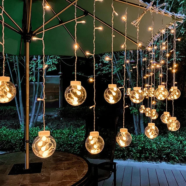 Vandtæt LED Lyskæde Udendørs med Magiske Twinkle Lights 3,5 m-1