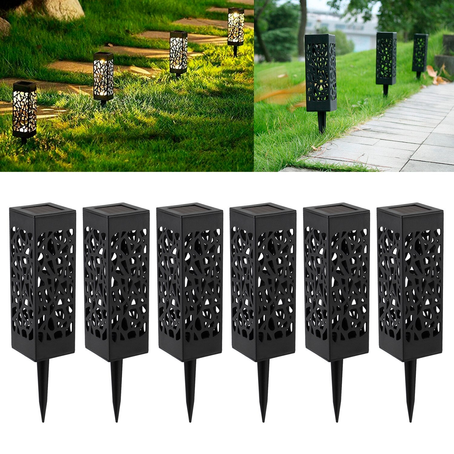 Variant image for Solarlampe til Have med Realistisk Flammeeffekt og Solenergidrift-2