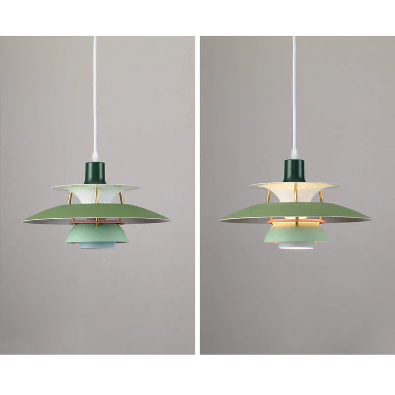 MorandiGlow Modern LED Pendel Lampe med Skærm