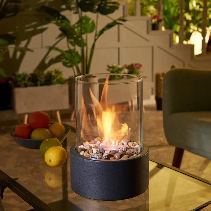 Elegant Udendørs Lanterne i Stål og Borosilicaatglas til Hyggelig Atmosfære-1