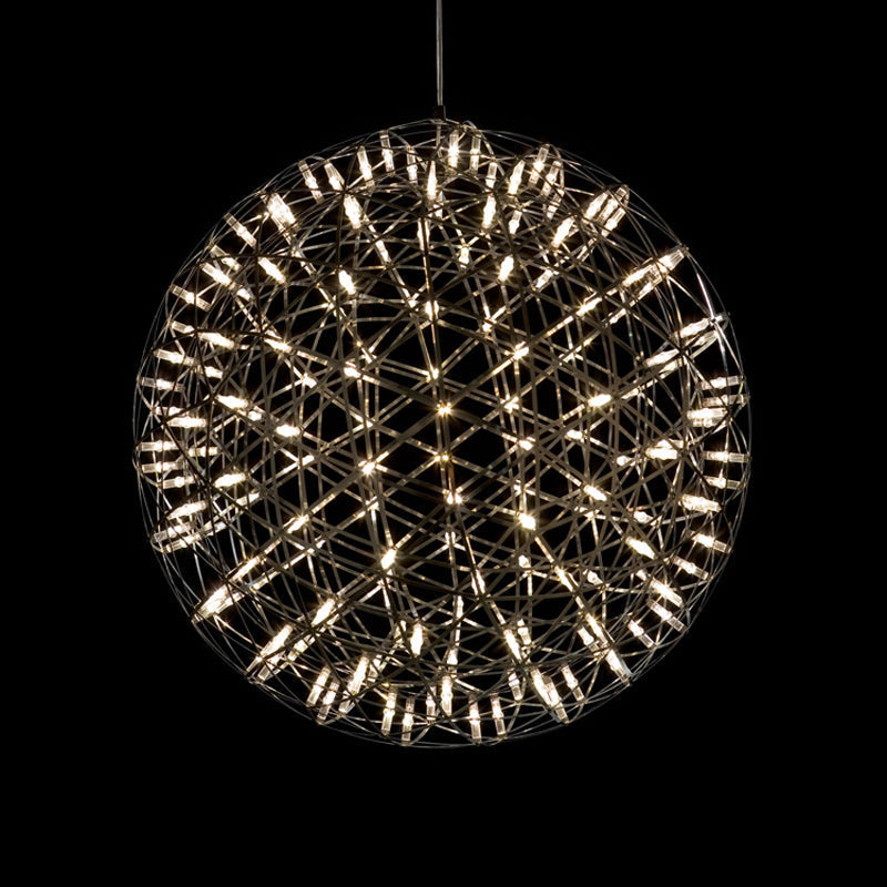 Orbital LED Pendellampe – Moderne Rustfrit Stål Design med LED-pærer