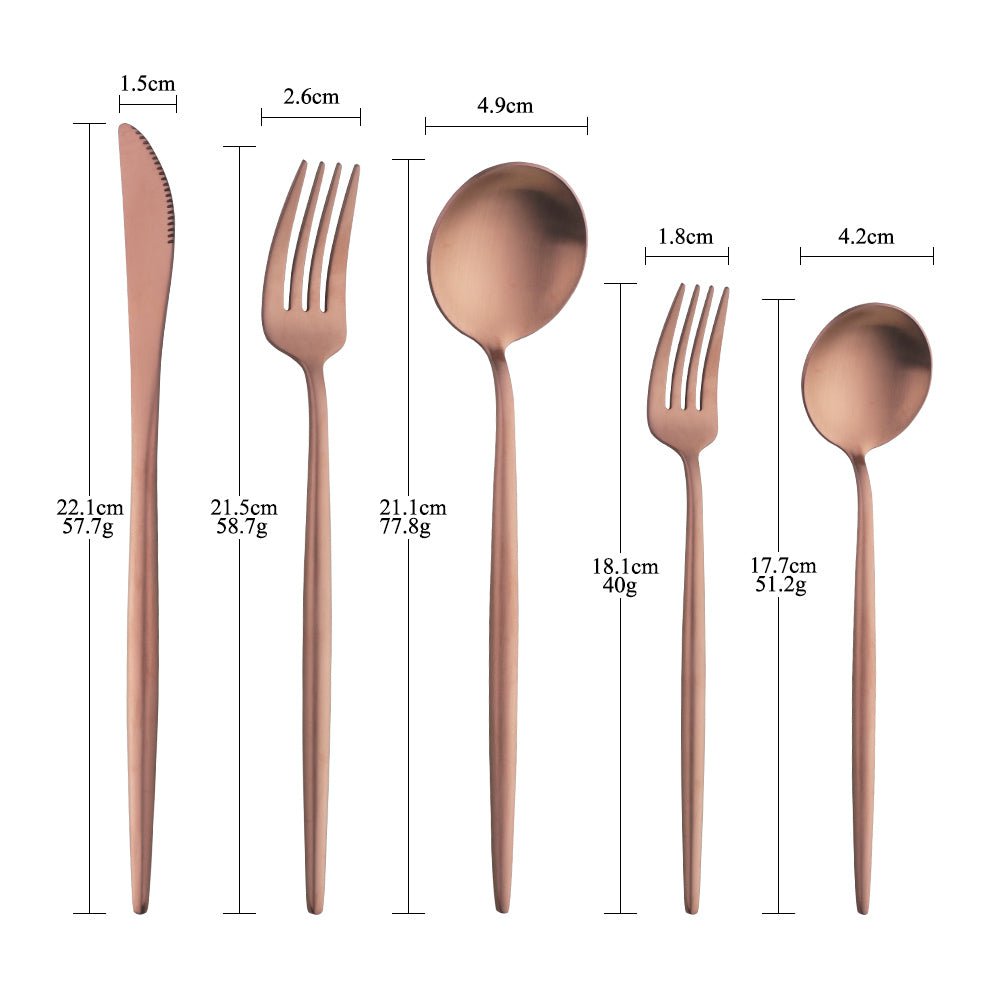 Modern Cutlery Set - Elegant and Durable | LuxeCutlery