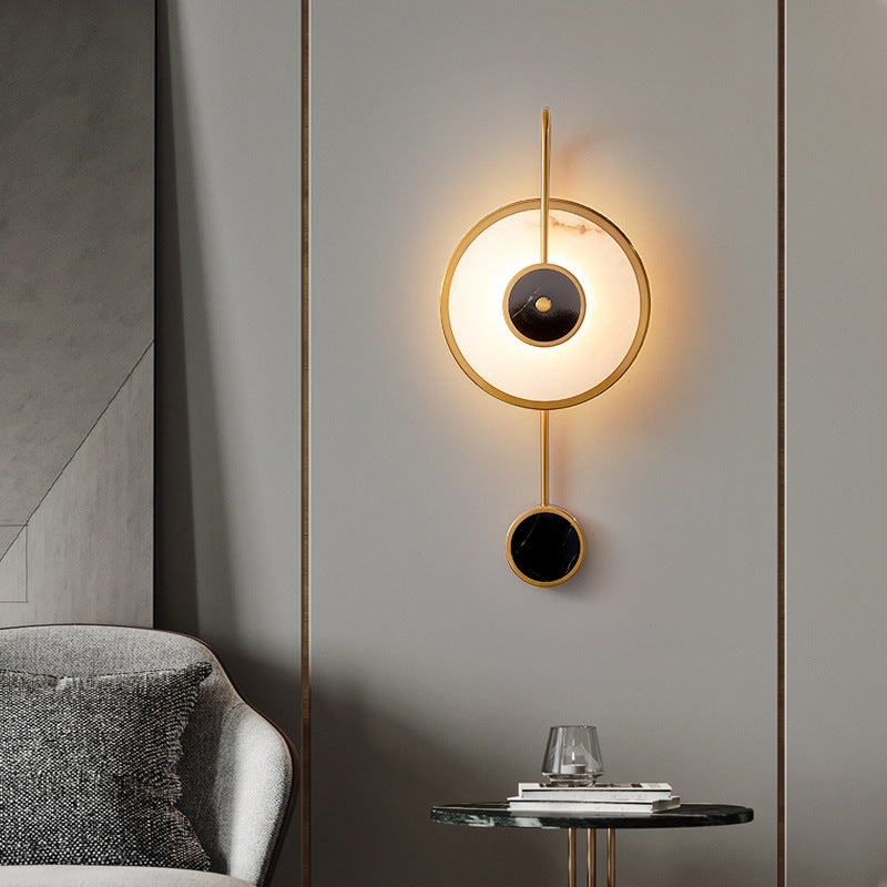 Refined Marble Wall Lamp | MarbleGlow