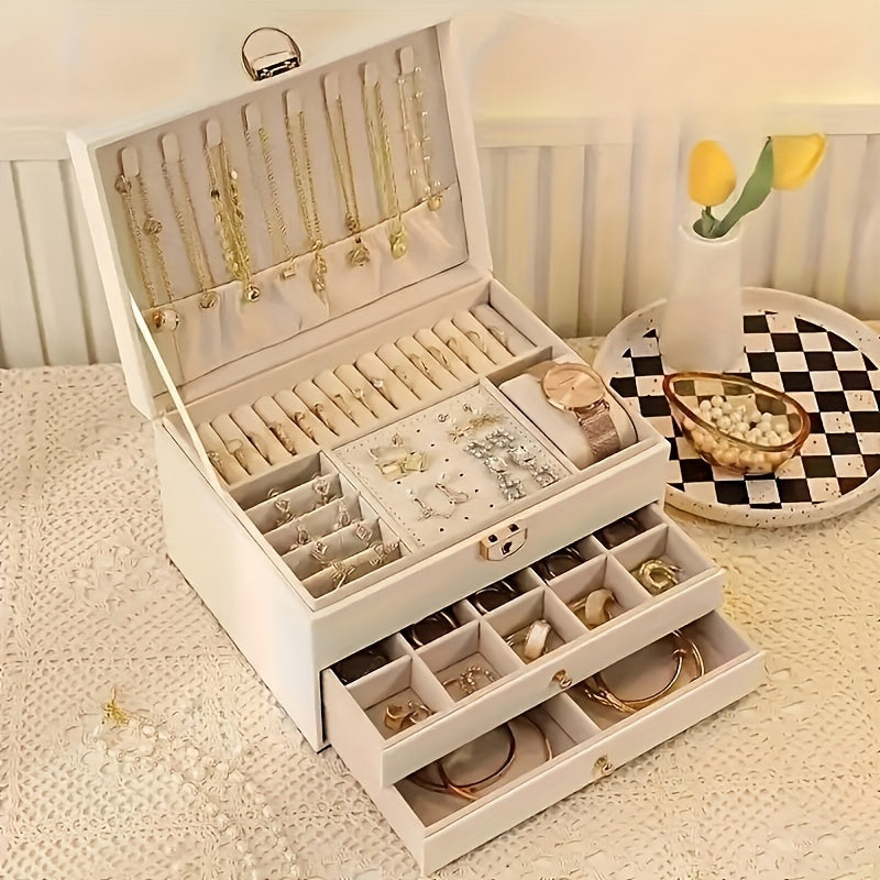 Sieraden Organizer Box – Luxe Opbergdoos voor Kettingen, Ringen en Armbanden | JewelNest