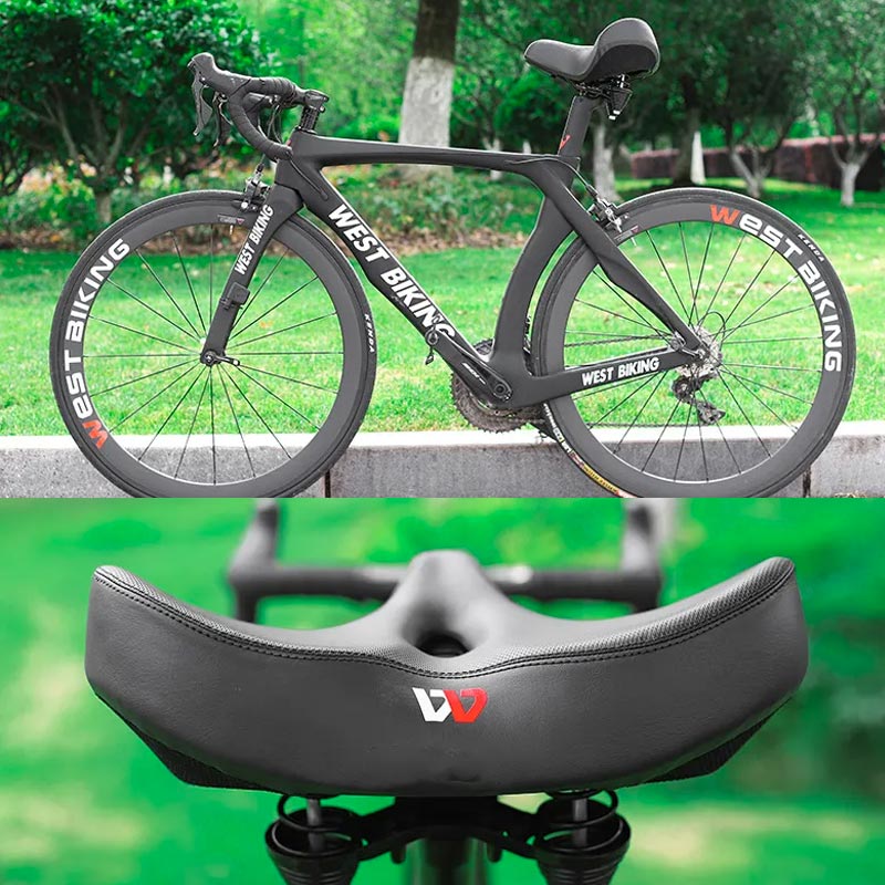 Westbiking – Extra Wide Saddle for Pain Relief