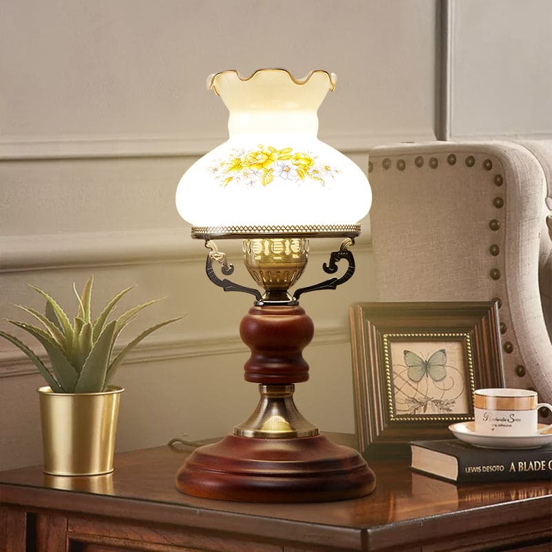 Classic Flower Glass Lamp | BloomClassic