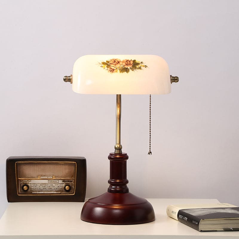 Vintage Semi-Cylindrical Bedside Lamp | RetroGleam