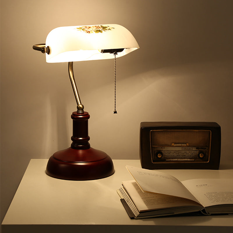 Vintage Semi-Cylindrical Bedside Lamp | RetroGleam