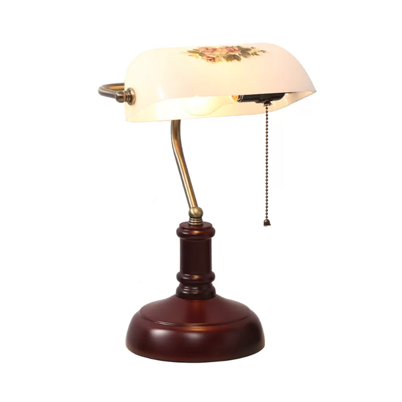 Vintage Semi-Cylindrical Bedside Lamp | RetroGleam