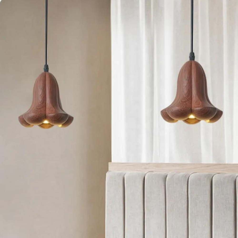 Rustic Wooden Ceiling Lamp for Inviting Charm | RusticGlow