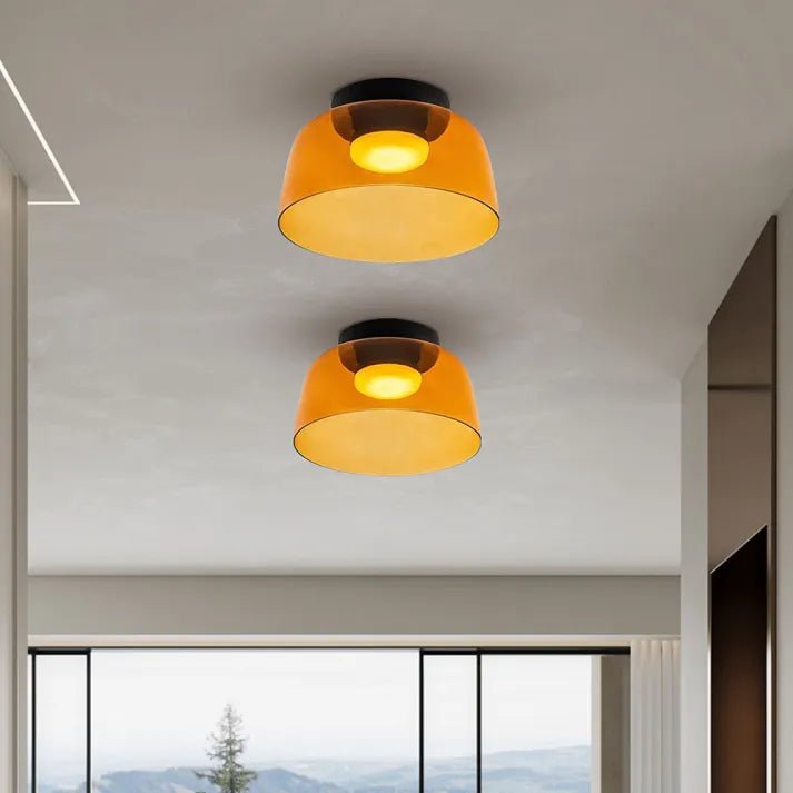 GlasElegance – Medieval ceiling lamp with a modern twist