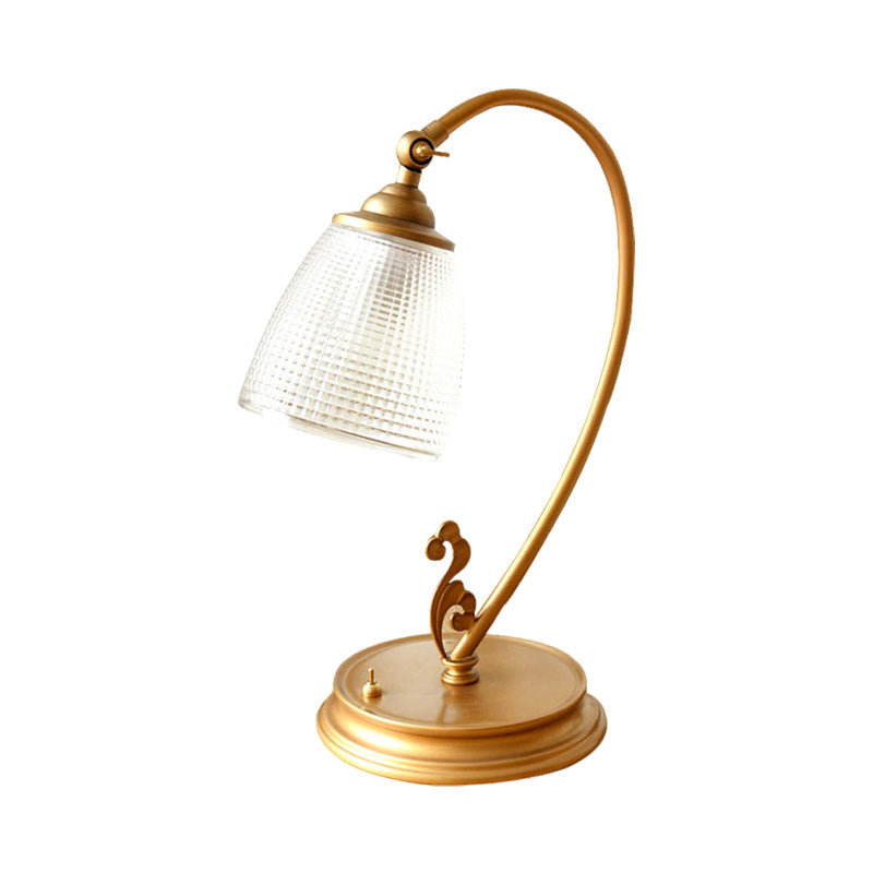 Lamp with Vintage Gold Metal Night Light | GoldAura