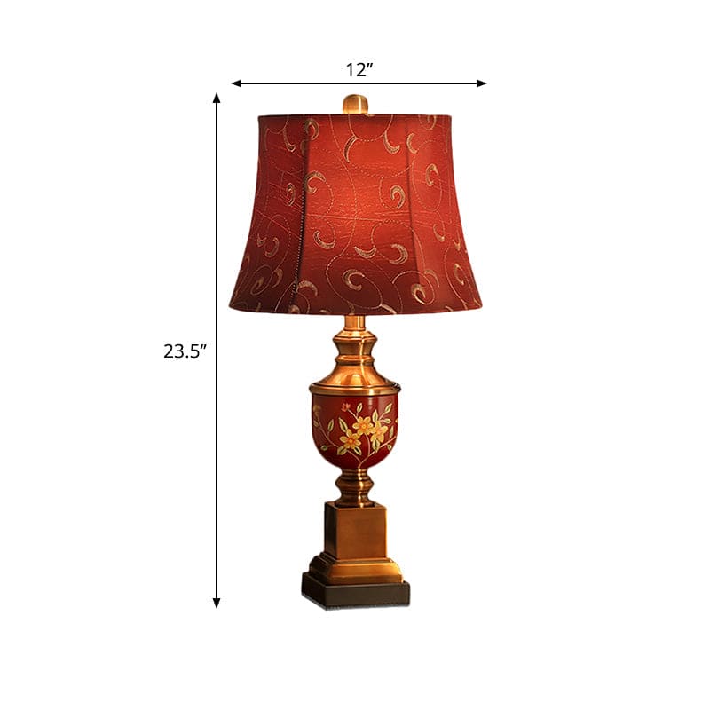 Elegant Red Empire Table Lamp in Table Top Design | EmpireRed