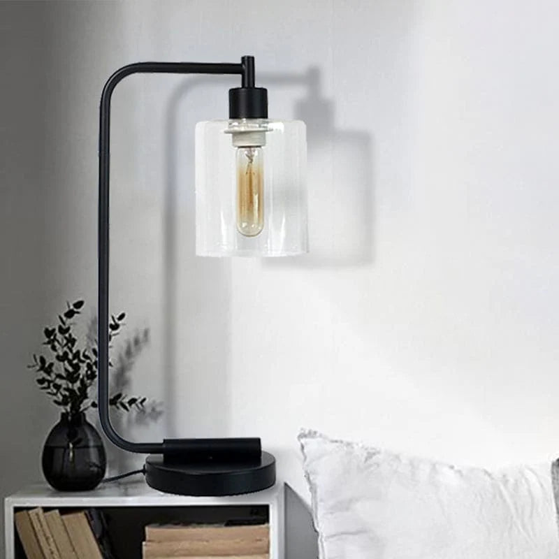 Ambiance - Stilfuld Cylindrisk Bordlampe til et Moderne Udtryk