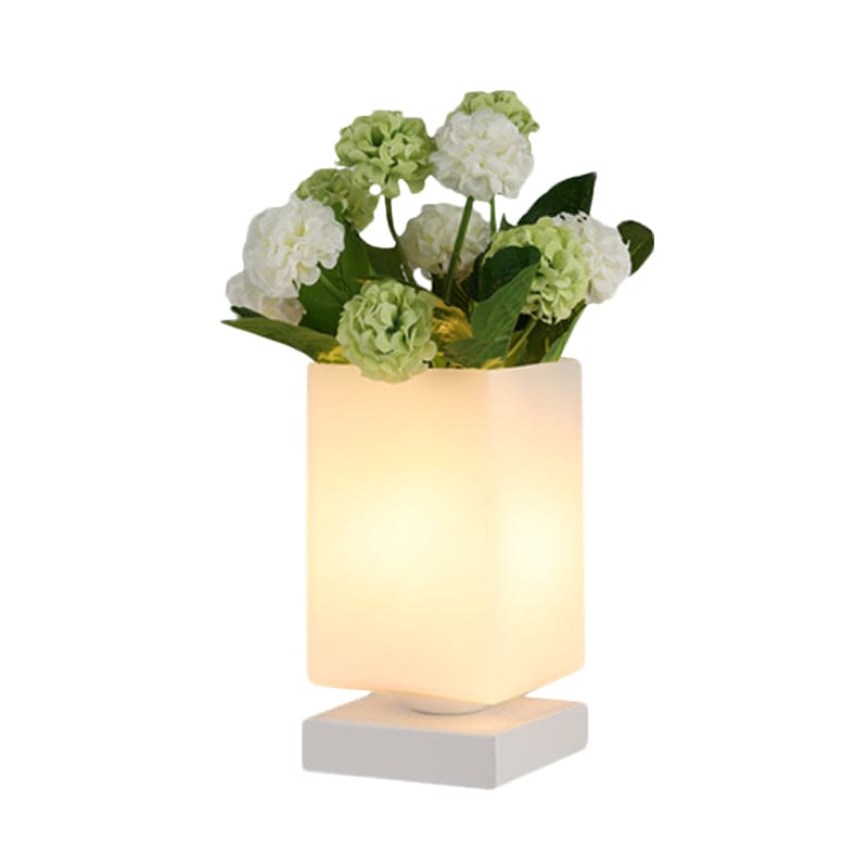 Elegant Art Deco Glas Natlampe | DecoRomance