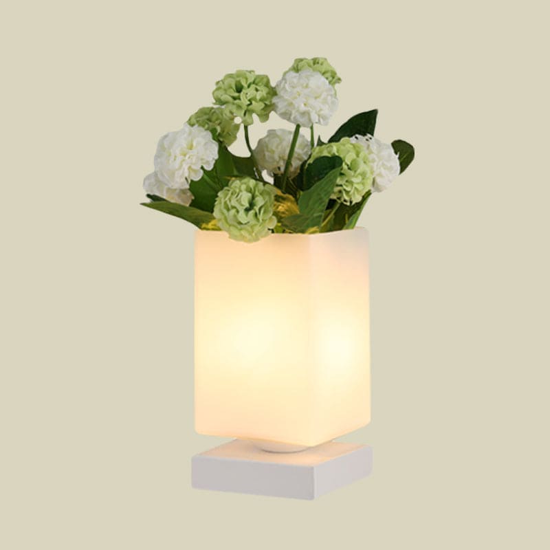 Elegant Art Deco Glas Natlampe | DecoRomance