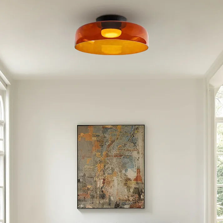 GlasElegance – Medieval ceiling lamp with a modern twist