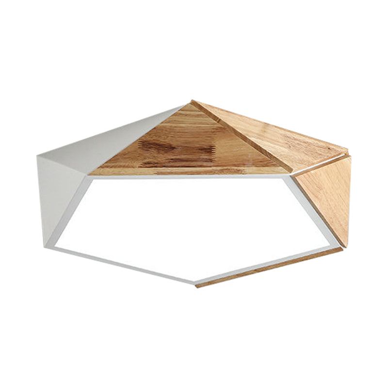 Modern Geometric Ceiling Lamp | GeoGlow