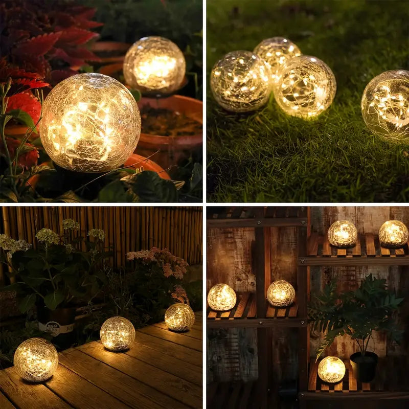 Luxurious & Modern Round Garden Lamp | SolarSphere