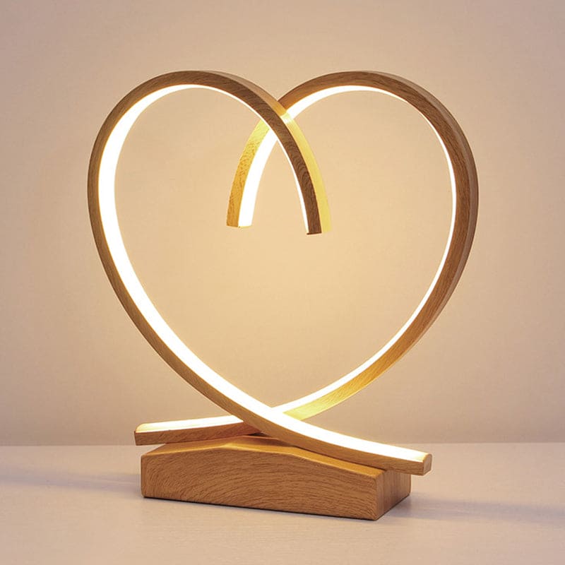 Hjerteformet Bordlampe | HeartGlow