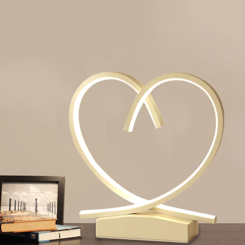 Wooden night table with Loving Heart | HeartWood