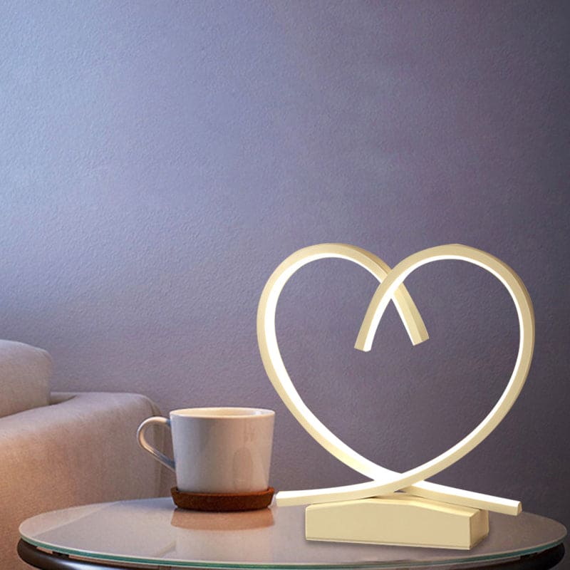 Wooden night table with Loving Heart | HeartWood