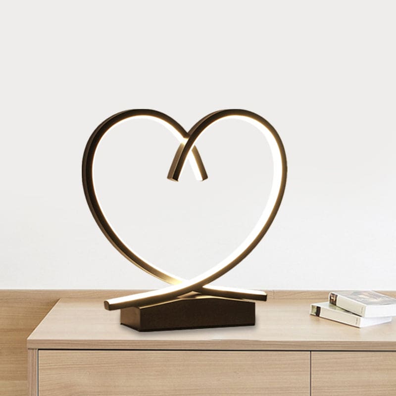 Wooden night table with Loving Heart | HeartWood