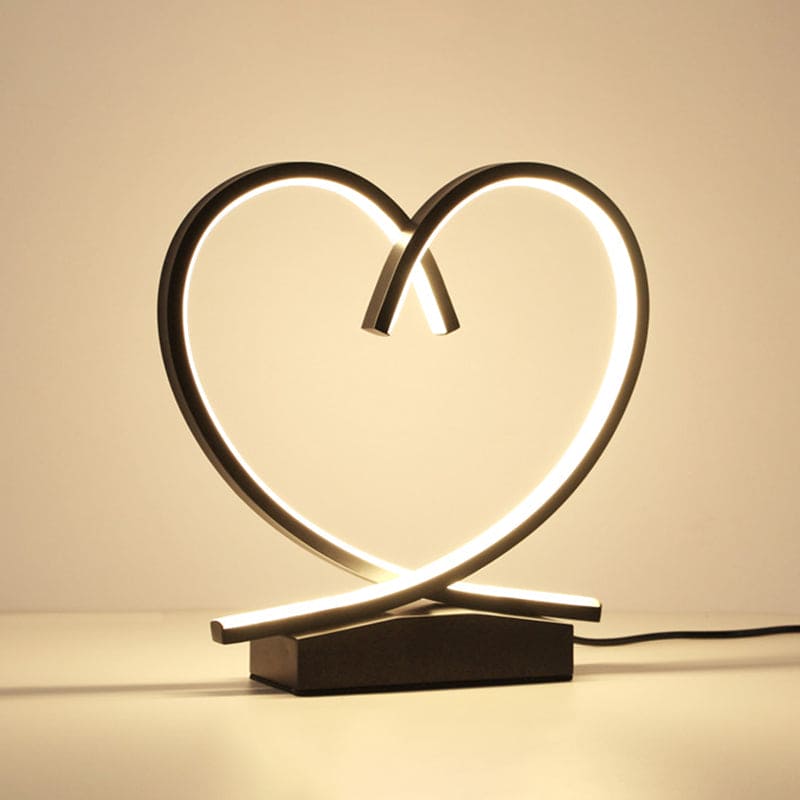 Hjerteformet Bordlampe | HeartGlow