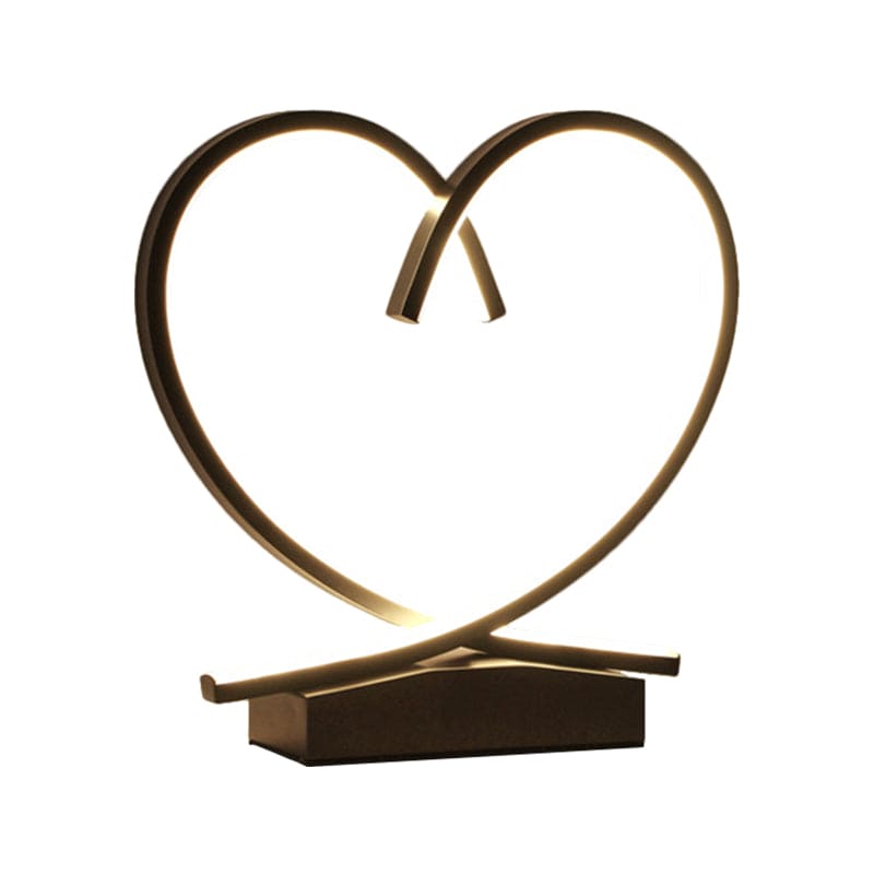 Wooden night table with Loving Heart | HeartWood