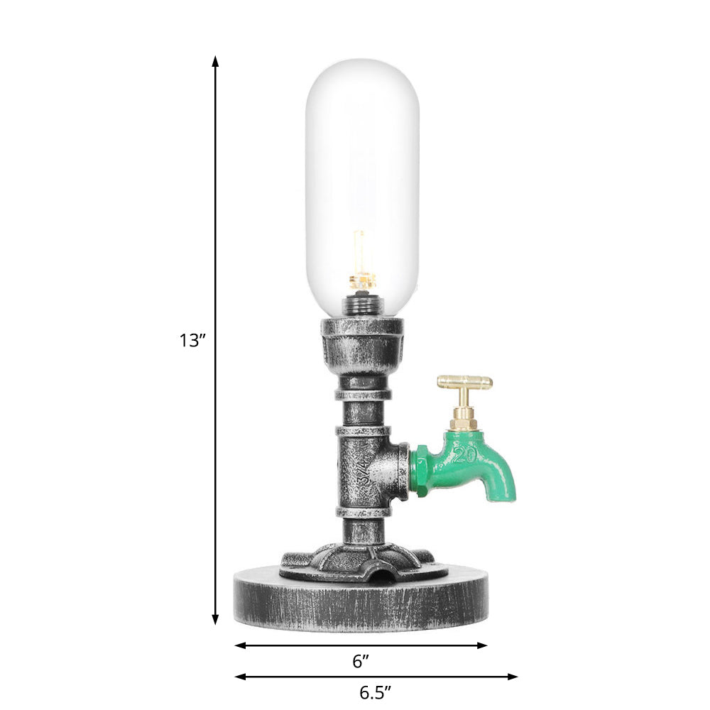 Lampeskærm Stil Klar Glas Bordlampe | CrystalClear