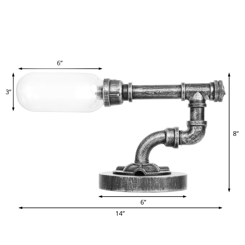 Lampeskærm Stil Klar Glas Bordlampe | CrystalClear