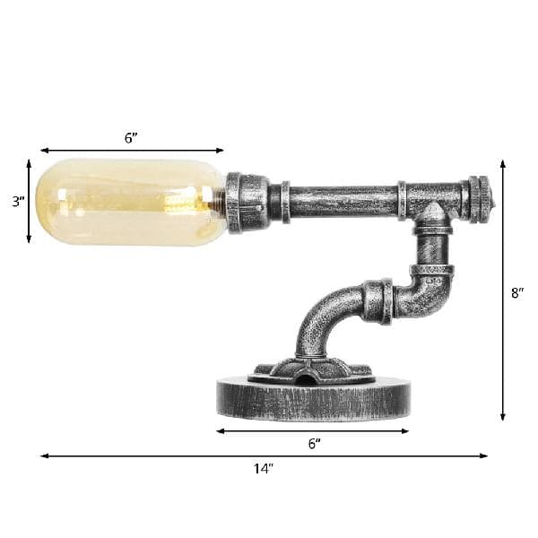 Lampeskærm Stil Klar Glas Bordlampe | CrystalClear