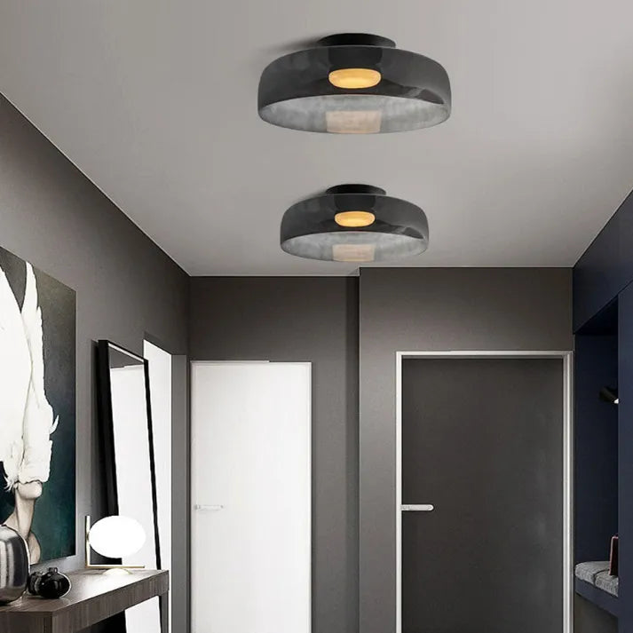 GlasElegance – Medieval ceiling lamp with a modern twist