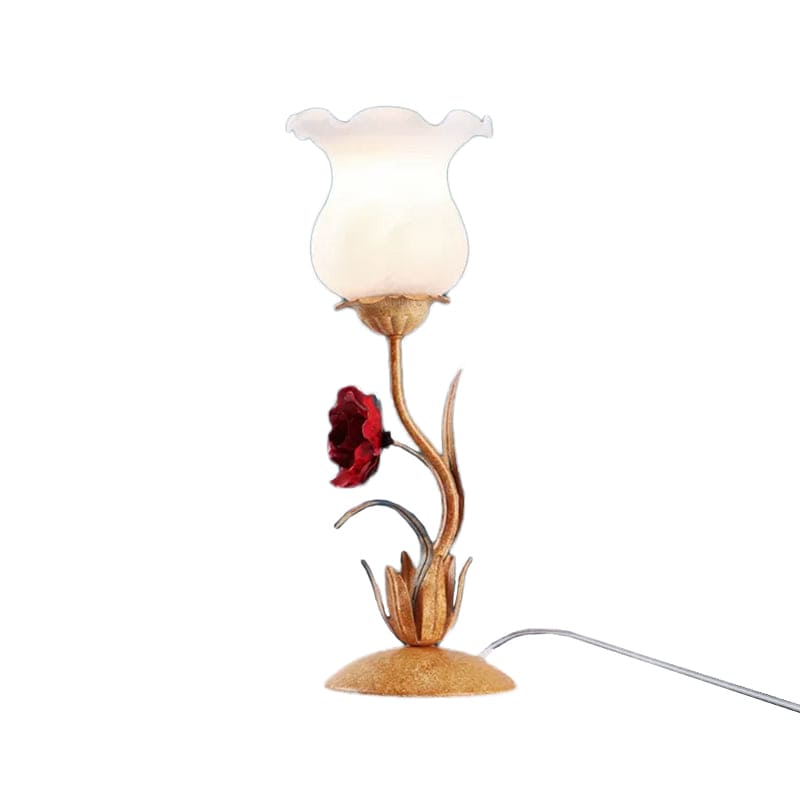 Bordlampe med Blomsterdesign til Natbord | BloomLite