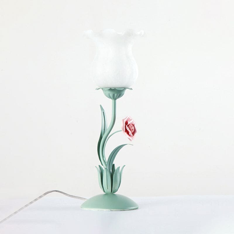 Bordlampe med Blomsterdesign til Natbord | BloomLite