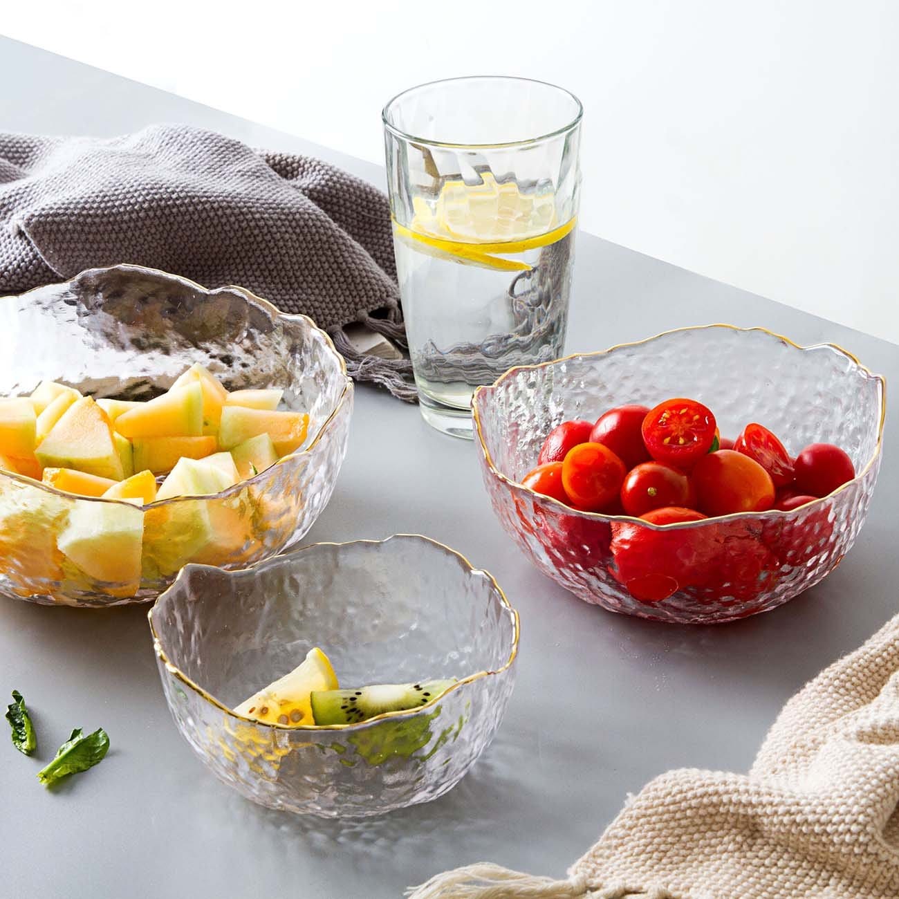 Class Glass Bowls – Stylish and Practical Set | CrystalNest