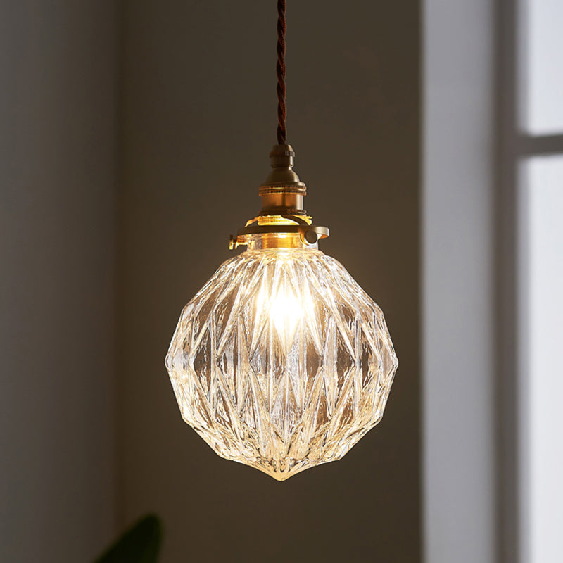 Stylish industrial glass pendant lamp | ClearCraft