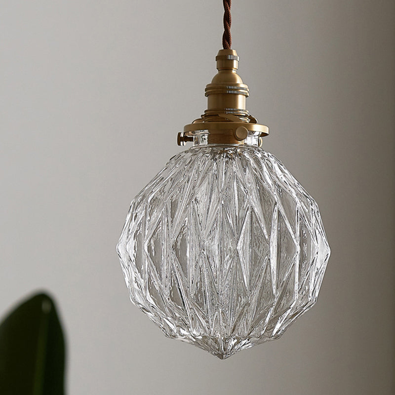 Stylish industrial glass pendant lamp | ClearCraft