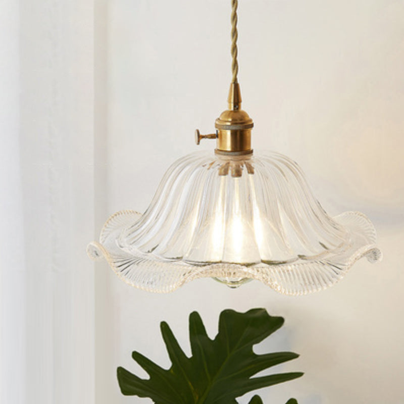 Elegant Glass Ceiling Lamp | CrystalLuxe