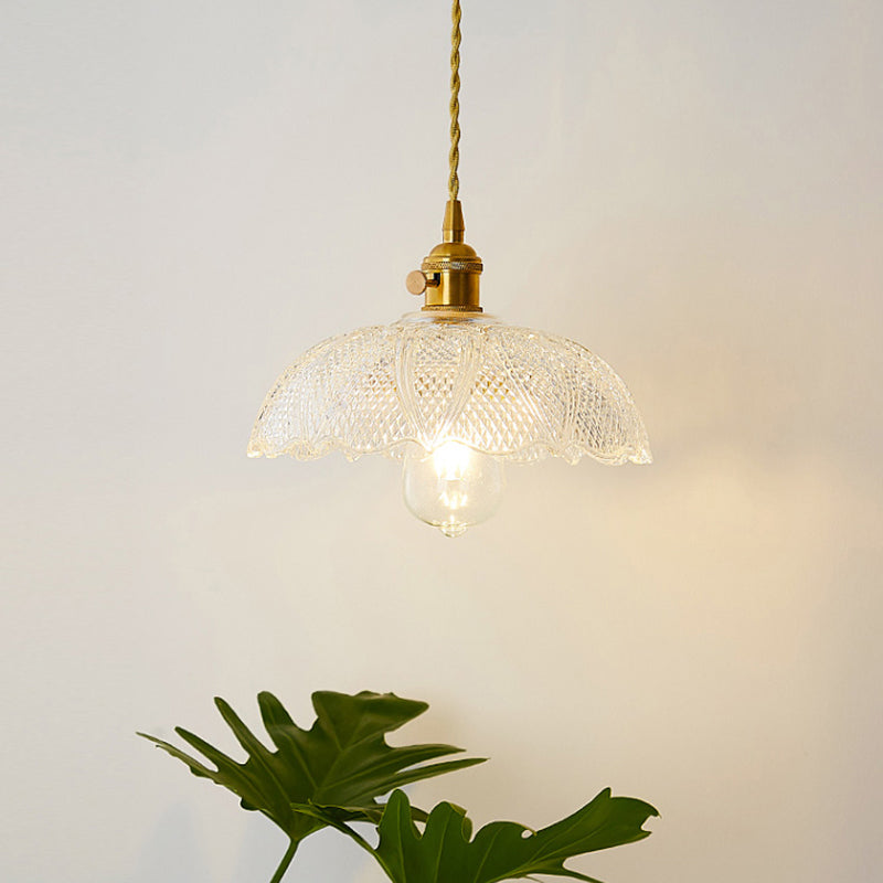 Elegant Glass Ceiling Lamp | CrystalLuxe