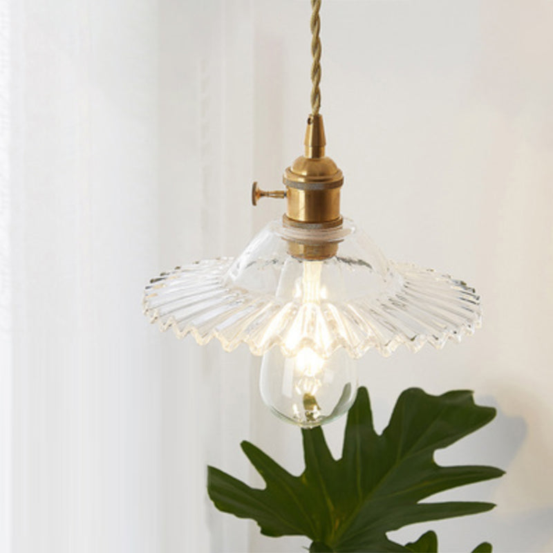 Elegant Glass Ceiling Lamp | CrystalLuxe