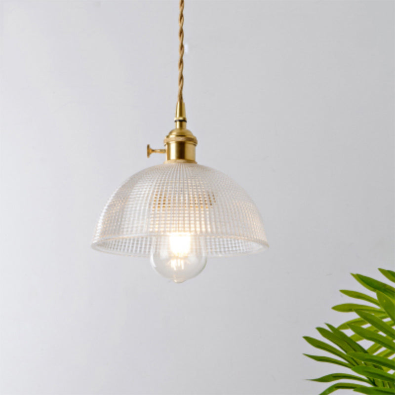 Elegant Glass Ceiling Lamp | CrystalLuxe