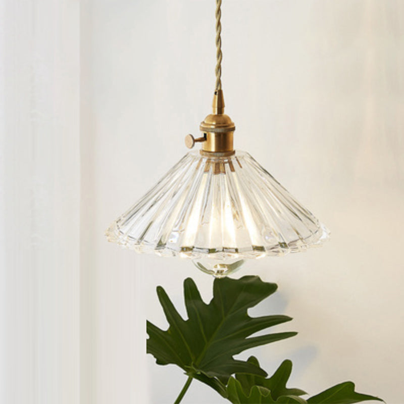 Elegant Glass Ceiling Lamp | CrystalLuxe