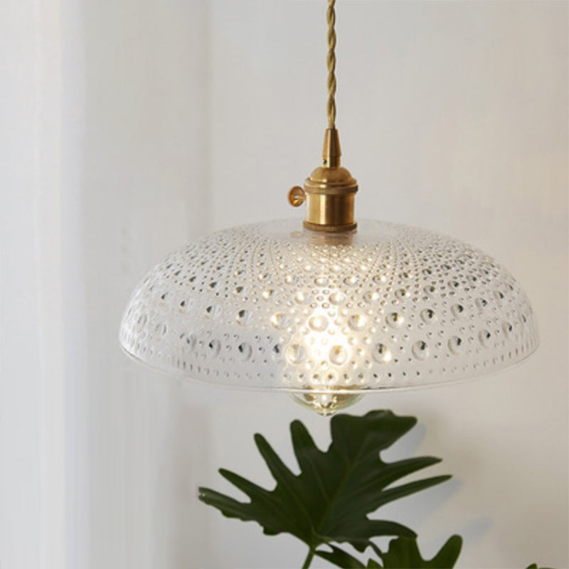 Elegant Glass Ceiling Lamp | CrystalLuxe