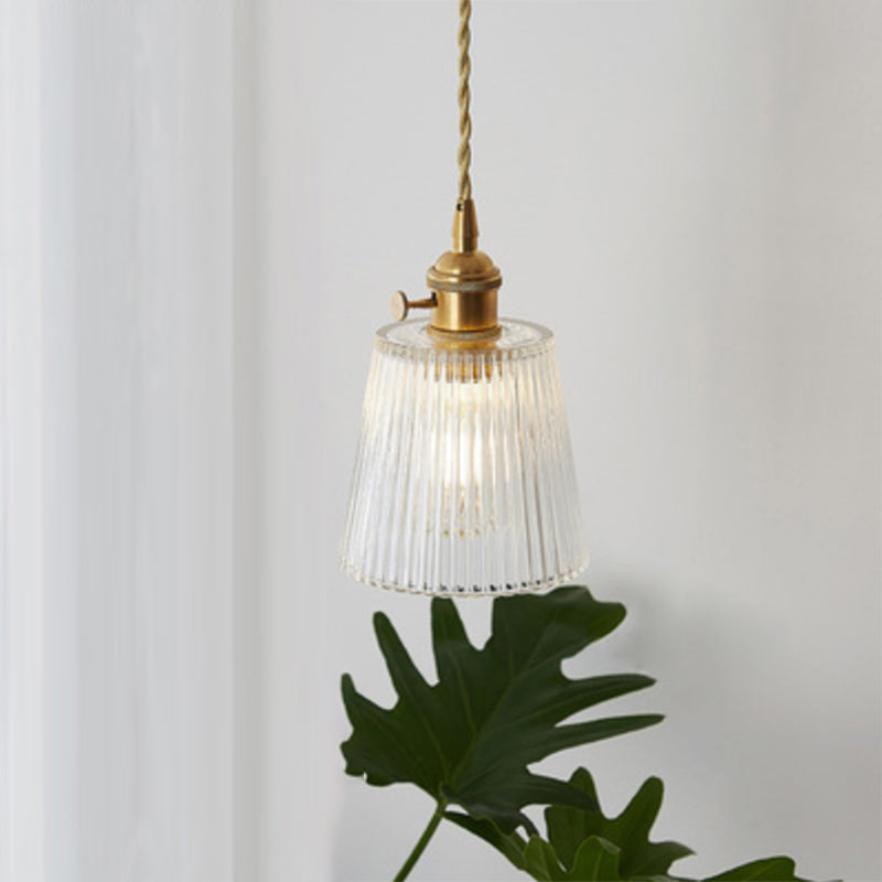 Elegant Glass Ceiling Lamp | CrystalLuxe