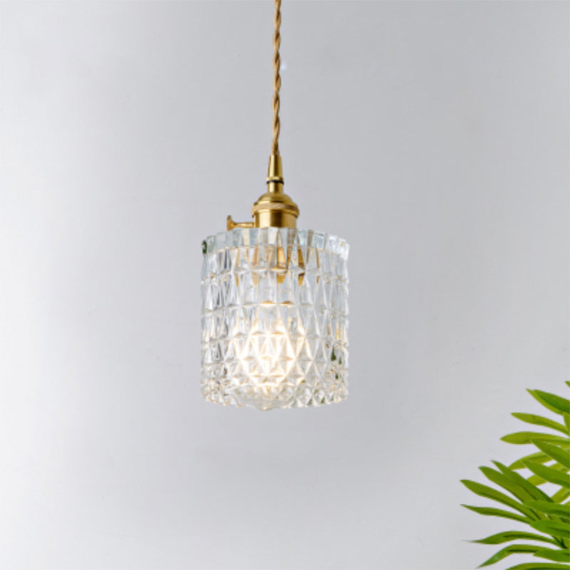 Elegant Glass Ceiling Lamp | CrystalLuxe